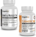 Curcumina curcumină organixx (60 capsule vegetariene) şi capsule de îngrijire a muşchilor (60 număr)