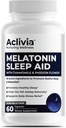Super Putere Melatonina 10 MG capsule, musetel, flori de pasiune & Lămâie Balsam, somn Ajutor pentru a vă ajuta să se încadrează în somn natural şi trezi reîmprospătat, non-habit de formare, 60 capsule