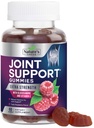 Suport comun Gummie Extra Putere Glucosamină Gummy Supliment cu vitamina E - Cartilaj natural și sprijin comun de sănătate și flexibilitate, Cel mai bun suport Glucosamină Mesteca pentru bărbați și femei - 60 gume