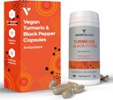 Vegan Turmeric capsule cu piper negru (60 capsule) 