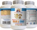Îngrijirea pielii uscate pentru pisici - animale de companie păr și haine Boost - pentru câini și pisici - Suporturi sănătoase unghii de păr piele - pisica Dieta trata - 1 flacon (60 comprimate)