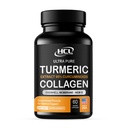 Curcumina turmeric 95% Extract și capsule de colagen - NEM promovează confortul și flexibilitatea genunchiului - Ovash Membrane w natural ocurent Glucosamină Coldroidin Acid hialuronic- Made in USA