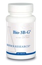 Biotice de cercetare Bio-3B-G Vitamina B Complex, Vitamina B Supliment complex pentru stres, energie și sănătate adrenală Gluten gratuit 180 comprimate