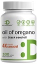 SUPLIMENTARE DETALIATĂ Ulei de Oregano Softgels cu ulei de semințe negru 300 Conte 