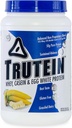 Nutriţie corporală Trutein Pulbere de proteine ridicate: 45% Whey, 45% Caseină, 10% Ou Alb, Gluten-Free, Sodiu scăzut, Iarbă Fed Whey Proteine pulbere, Gym Supliment & Breakfast Shake, Banana Cream, 2lb