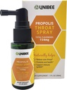 UNIBEE Propolis Gât Spray (Total Flavonoids 154mg) - Sore Ghroat Relief, Oral Health Promotion, Natural Immune Support, Alcool-Free & Water-Soluble Propolis