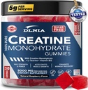 120 Creatine Monohidrat Gume pentru bărbaţi şi femei, Vegan-Friendly, Zahăr-Free, & Tasty Chewables - Instantizat Creatine Gumies pentru creşterea musculare îmbunătăţite, recuperare, & Performanţă (Raspberry)