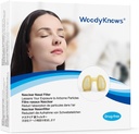 WoodyKnows Nasclear Nasal Filters, Model 2024, Alergii sezoniere și ajutor pentru poluare industrială, Transporturi Publice și Protecția Animalelor de casă (Trial S/M/L/XL)