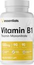 Capsule de vitamina B1 500 mg, esenţiale (90 Servings)