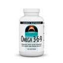 Sursa Naturals Omega 3-6-9, Essential Gatty Acid Complex pentru Heart and Brain Health* - 120 Softgels