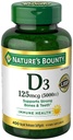 Natura's Bounty Immune Health Vitamina D3 5000 ui, Rapid Release 400 Softgels
