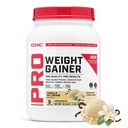 GNC Pro Performance Greutate Gainer Proteine pulbere, 50g Proteine, Calorie mare, 700 Calorii, Suporturi Mass and Muscle Recovery, MCT, BCAA, 3rd Party testat, Vanilla Inghetata, 6 Serviri, 2,5 lbs