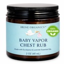 Irene Organices Organic Baby Vapor Chest Rub Curate Vapo Rub Made with non Toxic Ingredients like Eucalyptus Essential Oils, Safe for All Ages, Newborns and Infants, Bolnav Kids Essentials