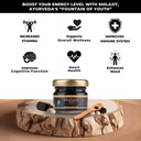 Vedapure Purest Himalayan Shilajit Resin 100% Silajit pur cu acid furolic & 85+ Complex de Minerale Trace pentru Energie & Suport Imun, 15 Grams