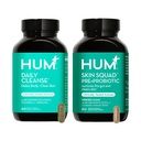 HUM Full Skin Detoxifiere şi curăţare - Proboitice pentru probleme de piele şi acnee Breakouts witrh Organic Algae, Detoxifiere Herbs, Skin Squad şi Daily Cleanse