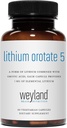 Litiu Orotat - 5 mg litiu elementar per capsulă vegetariană