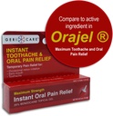GeriCare Benzocaină 20% Putere maximă Dureri de dinţi şi durere instantanee orală Gel 0,5 oz. Tratament rapid de amorţire a durerii pentru Toothaches, Iritaţie a gingiilor, Sensibilitate şi durere de gură (Pachet de 1)