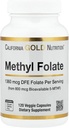 Lake Avenue Metil Folate, 800 mcg, 120 Veggie Capsule, Nutriţie