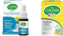 Culturelle Baby Imune și suport digestiv Probiotic + D picături de vitamina, 30 zile de aprovizionare copii Probiotic + Fiber Packets, 24 Conte