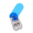 EQUADOSE Pill Splitter cu lame de aluminiu de precizie, se taie în condiţii de siguranţă şi curat tablete mici şi mari, vitamine, şi pastile, Easy comprimat divider pentru doza de medicaţie exactă