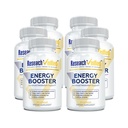 Cercetare Booster energie verificata - suport energetic natural - 360 capsule - Cafeina gratuit - B vitamine si Adaptogeni - 6 luni de aprovizionare