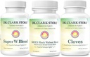 Dr Clark Store Intestine Support & Cleanse Kit - cu Freeze-Dryd Green nuc Hulls, Wormwood, și Cloves-Ajutoare menține funcția optimă intestinală