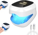 unghii Fungus tratament laser Led Light Device-Pentru unghii infectii fungice, ajutând la restabilirea sanatatii si imbunatatirea semnificativ simptome cum ar fi deformarea si mersul dureros (White)