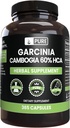 INGREDIENTE ORIGINALE PURE Garcinia Cambogia, Nu Magneziu sau Rice Fillers, Mereu Pure, Lab Verified (365 Count)