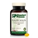 Standard Process Flax Oil cu B6 - Supliment pentru Hormone & Tesut Nervi - Suporturi Brain, Inima si Piele - Gluten-Free, non-Dairy & non-Soy - 120 Softgels (120 Servings)