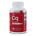 Elemente esentiale CoQ10 100 mg Softgels pentru inima, creier, și suport vascular - Coenzime cuprinzătoare Q10 Supliment Formulat pentru absorbție optimă - 60 Conte, 2 lună de aprovizionare