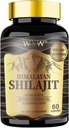 WXW Himalayan Shilajit Gummies, 60 Count, Aroma de afine, Suporturi După formare de recuperare, Sistem imunitar, Digestion, Minte & Memorie, Inimă sănătoasă, Abilităţi cognitive (1 sticlă, Silajit de aur)