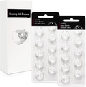 Domiciliul de ajutor dublu Vent 6mm pentru Oticon Minifit, Provizii de ajutor auditiv Oticon, Piese accesorii Domes universal Oticon pentru SIDA auditive Curățare kituri (20 buc)
