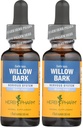 Herb Pharm Willow Bark Extract lichid pentru durere minoră - 1 Ounce (DWILL01) (Pachet de 2)