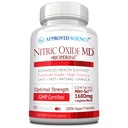 Stiinta aprobata Oxid nitric MD - Dezvoltarea musculara, masa corpului lean, imbunatateste alimentarea cu oxigen, Boost Energy - 90 capsule - 1 flacon