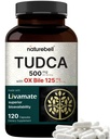 TUDCA 500mg cu OX Bile 125mg Per Serving, 120 Capsule Sare 