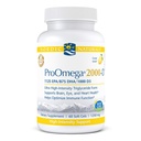 Nordic Naturals ProOmega 2000-D - Ulei de pește, 1125 mg EPA, 875 mg DHA, 1000 UI vitamina D3, Cardiovascular, Neurologic, Ochi, și Immune Health, Lemon Flavor, 60 Soft Gels
