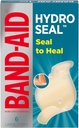 BAND-AID Brand Hydro Seal Bandaje rezistente la apă, Bandaje mari de gel hidrocoloid pentru suport de prim ajutor O mai bună vindecare pentru Blistere minore, Tăieturi & Scrapes, FSA/HSA eligibile, 6 ct
