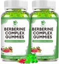 Berberine Complex Gummies- Berberine cu Ceylon Scorțișoară, Turmeric, Milk Thistle Bitter Melon pentru sănătatea imună generală -120 Counts