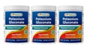 Cel mai bun Naturals Gluconat de potasiu 1lb pulbere (1 LB (Pachet de 3))