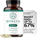 Qualia NAD Supliment  Îmbătrânire optimizată, energie, focalizare. Elite NAD+ Ingrediente de rapel Nicotinamidă Ribozidă (NIAGEN), Niacin, Niacinamidă (1 lună de aprovizionare)