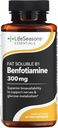 LifeSeasons Essentials Benfotiamine - Fat Soluble B1 - Supports Healthy Circulation & Vision - Enhances Memory & Cognitive Performance - Powerful Antioxidant - 60 Capsules