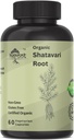 Organic Shatavari Root 500mg (Asparagus racemosus) Menstrual Cramp Relief, Menopauza de sprijin, şi femei de sănătate 