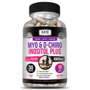 Kaya Naturals Myo & D-Chiro Inositol Plus Suport pentru femei, Vitamina B8-30 Capsule