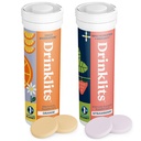 Drinklits Orange Daily Hydration Tablete + Căpșuni Imunitate Tablete (2) Tube pachet 