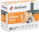 Pachet de varietati Asortate Bandaje adezive flexibile Bandaje sterile Bandaje cu Pad non-Stick, Latex gratuit, Ingrijire rana pentru Kit de prim ajutor (280 Bandaje)