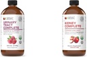 Produse naturale complete Tract urinar complet 16 oz & rinichi complet 16 oz Bundle