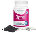 Capsule de enzime digestive (conte 60) - Enzime digestive charcoal activate cu probiotice si prebiotice - Suplimentul de imunitate pentru sanatate digestiva - Capsule probiotice pentru o mai buna energie si stare de spirit