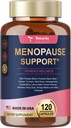 Menopause Suplimente pentru femei, Multi Benefit & Black Cohosh complet, Dong Quai Root și mai multe amestecuri de plante, w/Powerful Probiotic & Prebiotic