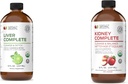 Produse naturale complete Ficat complet 8 oz & rinichi complet 8 oz Bundle