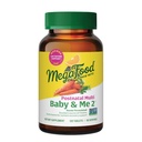 Megafood Baby & Me 2 Vitamine postnatale pentru femei Alaptarea cu Folat (Acid folic Forma naturala), Choline, Iod, Vitamina D, Moringa Leaf si mai mult - 120 Tabs (60 Serviri)